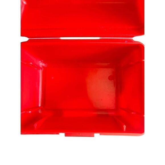 Fisher Price Miniature Medical Kit Tackle Box #3501 Vintage 1987 red - Picture 3 of 7